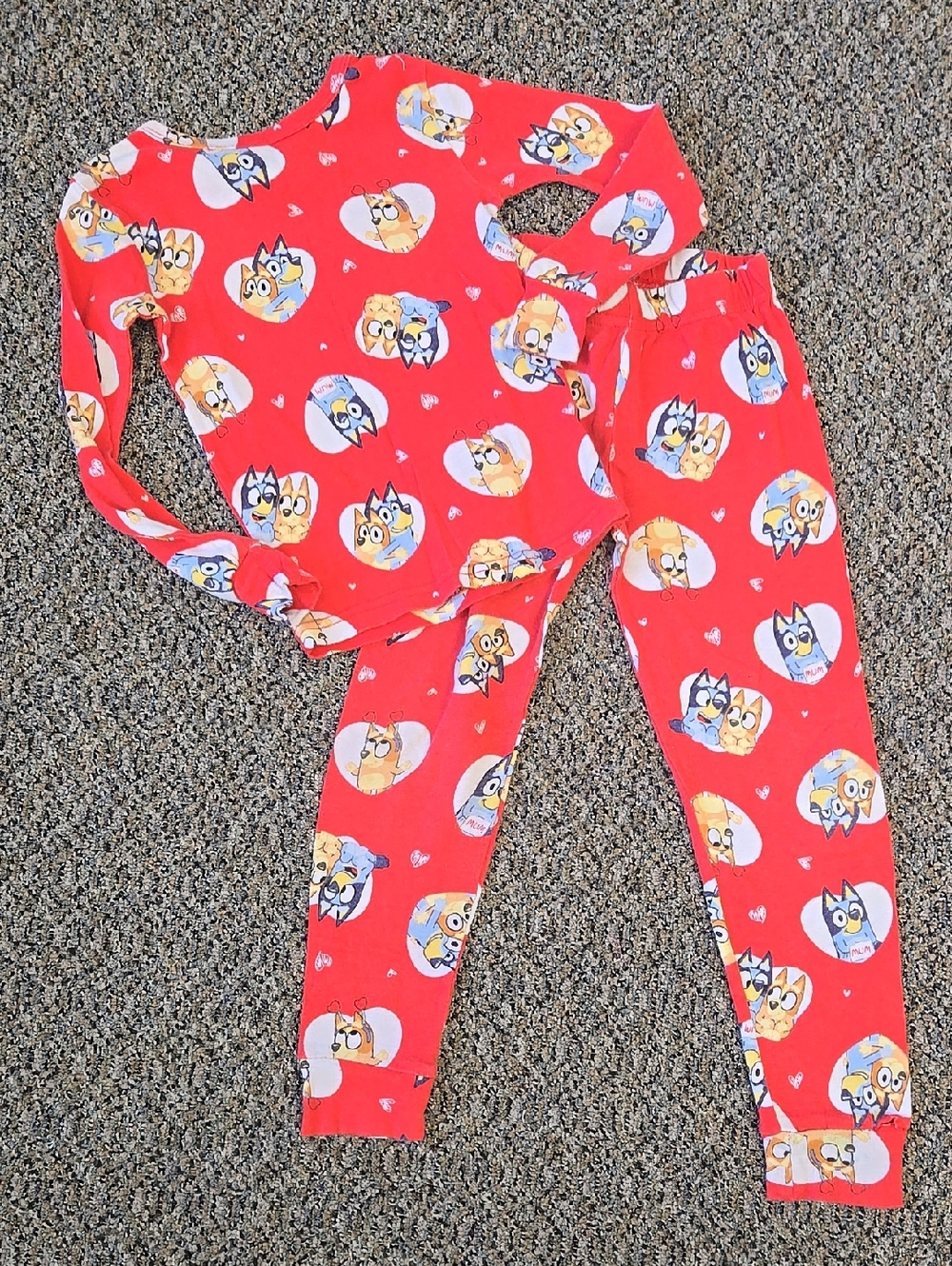 Girls 6 Snug Fit Bluey Pajamas